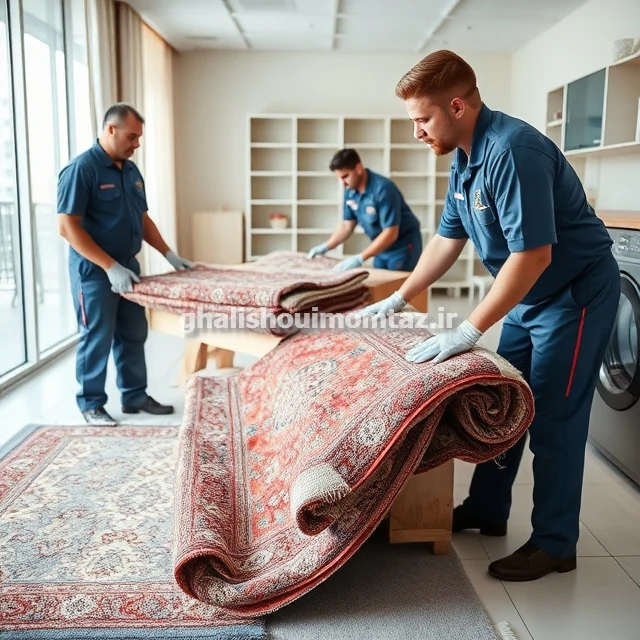 شستشوی فرش ابریشم و قالیشویی باغستان